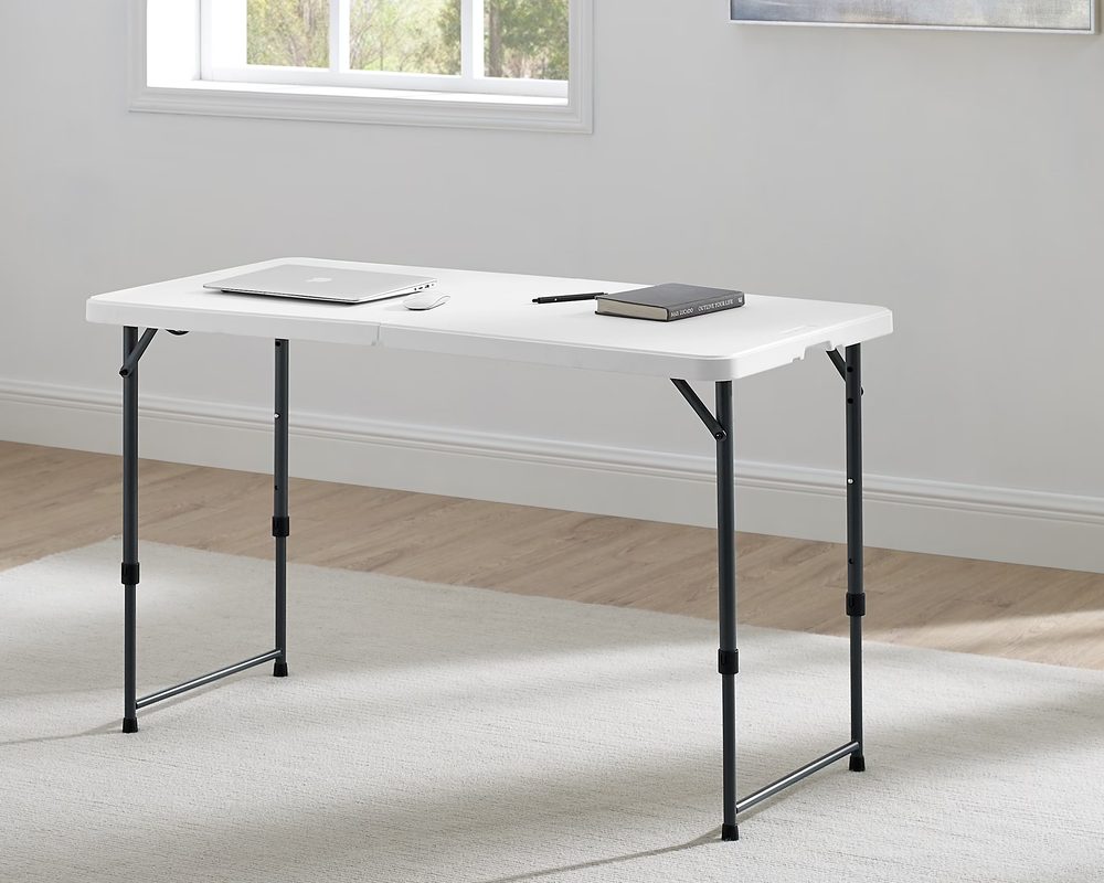 4ft Adjustable Height Straight Table